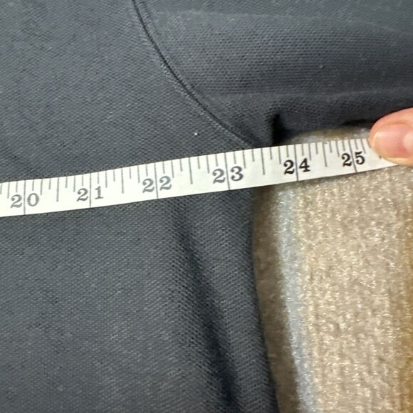 LL Bean Polo Shirt Mens L Reg Sleeve Black Traditional Fit Solid Preppy - Picture 5 of 6